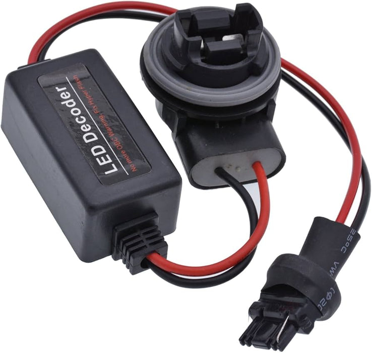 7440 W21W T20 LED Decoder Canceller - Eliminates Error Signal Messgages for Tail lights, Reverse lights, Turn signals, etc