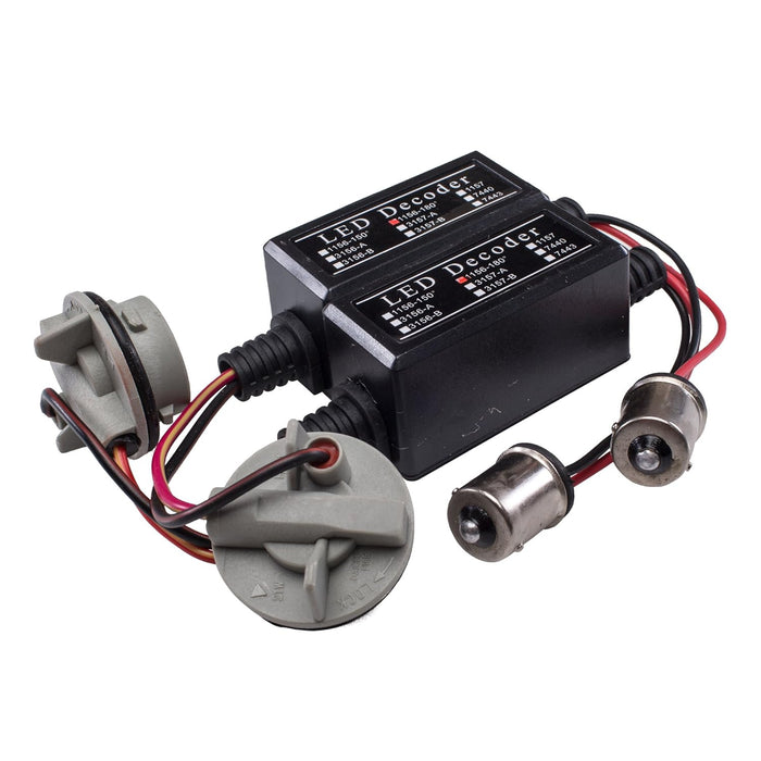 Stark Industries 1156 PY21W 7507 Bau15s Decoder Canceller - Eliminates Error Signal Messgages for Tail lights, Reverse lights, Turn signals, etc