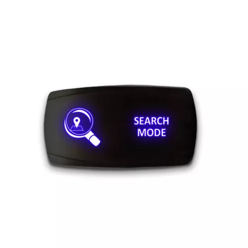 SEARCH MODE - Laser Etched 5-Pin Single Pole Single Throw Horizontal Rocker Switch ON-OFF SPST Toggle Switch 20A 12V