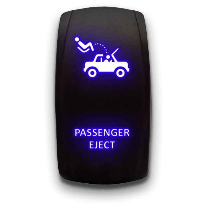 PASSENGER EJECT - Laser Etched 5-Pin Single Pole Single Throw Vertical Rocker Switch ON-OFF SPST Toggle Switch 20A 12V (Copy)