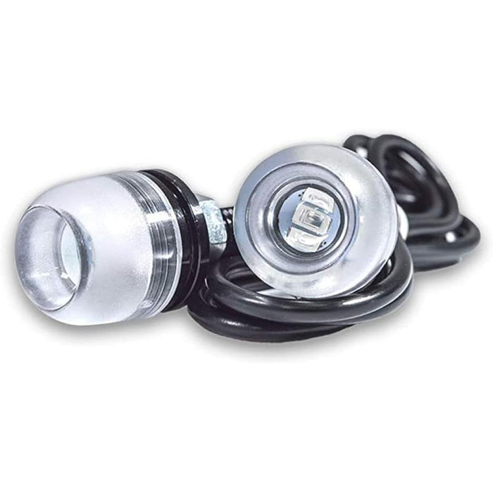 Eagle Eye 18mm Projector PIR Lens Purple Fog Light DRL Backup Signal Bulbs 4 PCS