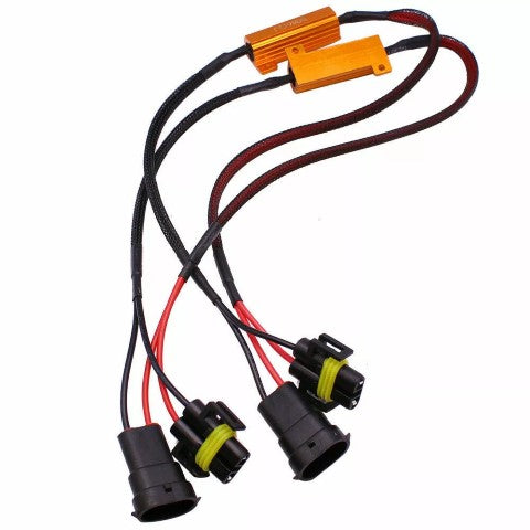 Stark Industries Conversion Kit Headlight Canbus Error Canceler Anti Flicker Capacitors Resistor Wiring Harness Decoder - H4 (HB2/9003) - Pack of 2