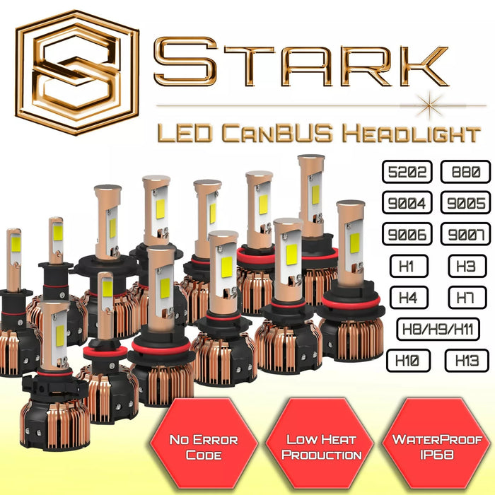 Stark Industries COB Canbus LED Conversion Kit - White 6000K - Fog Light Bulbs - H3