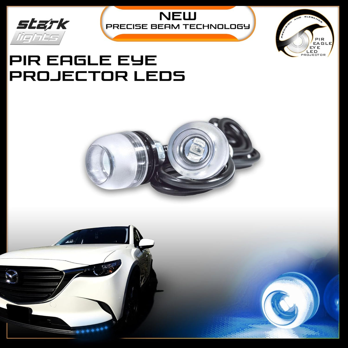 Stark Industries 23mm Eagle Eye Bulb White light, High Power 9W 12-SMD ...